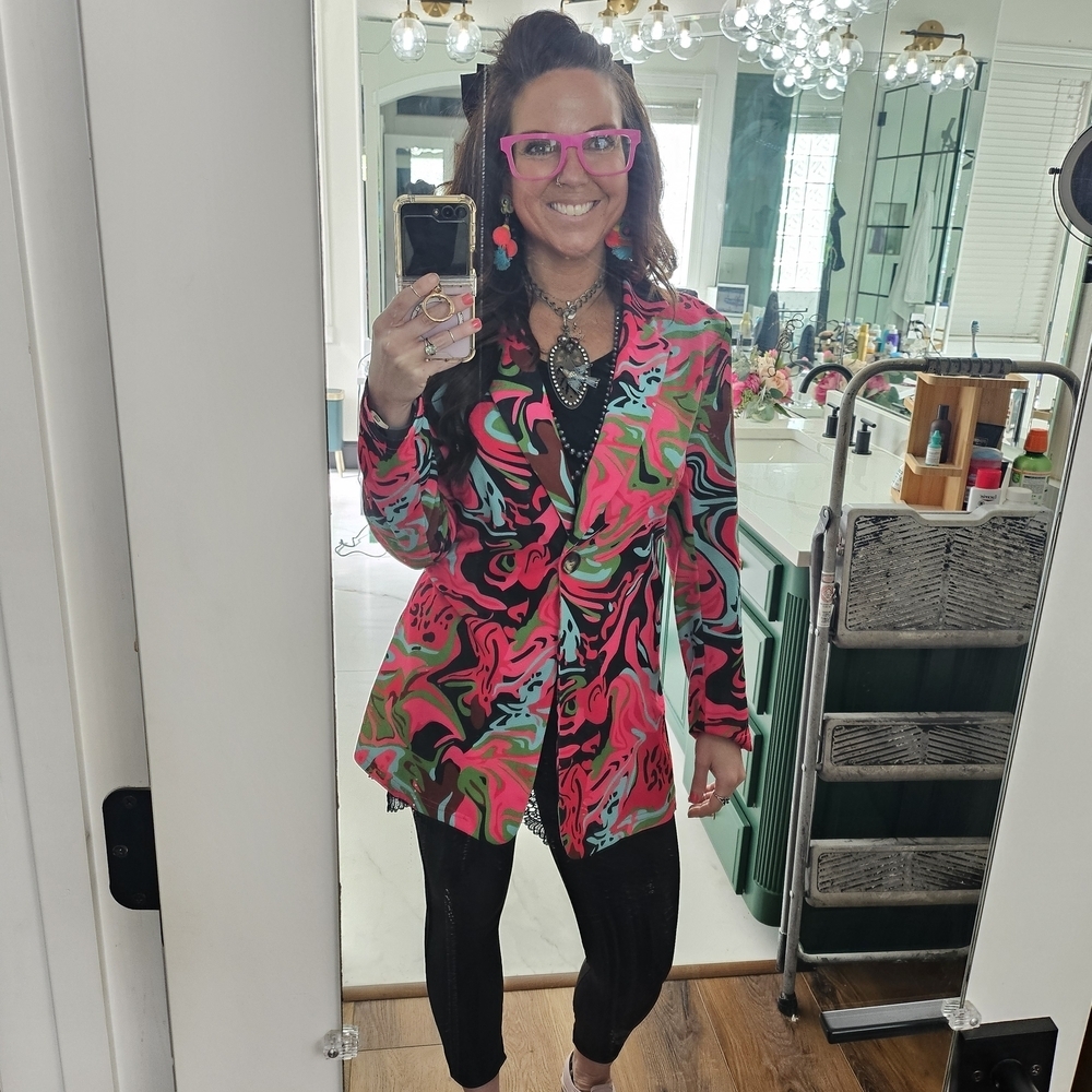 Stylish Multicolor Women's Blazer